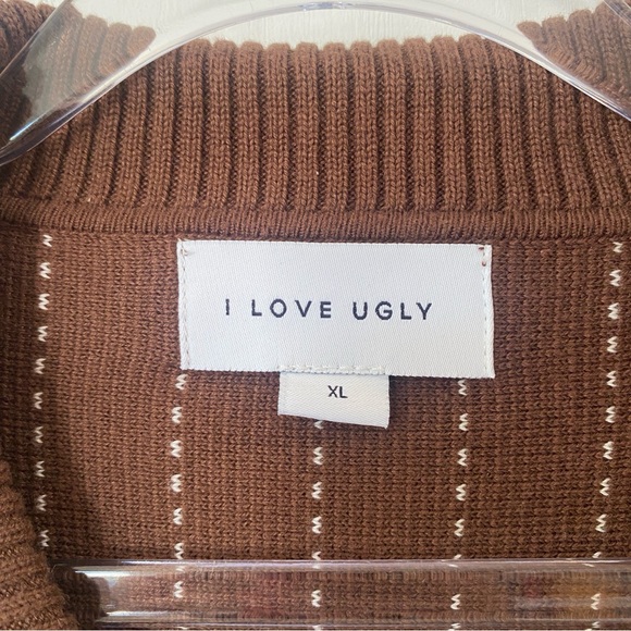 I Love Ugly Cardigan Sweater - Picture 5 of 10